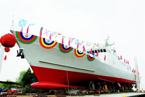 中国出口国外某新型战斗舰艇 中国出口国外某新型战斗舰艇